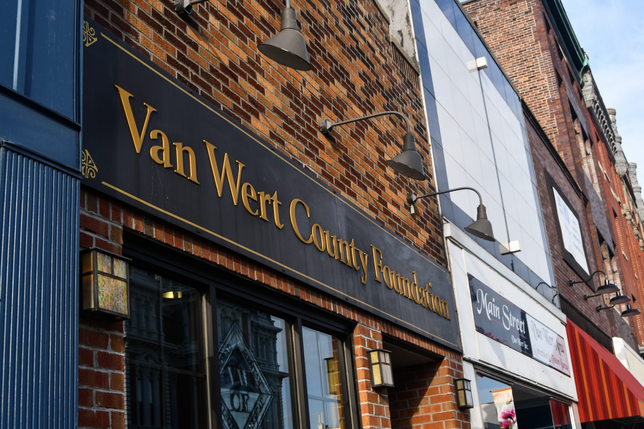 Facade of the Van Wert County Foundation Office