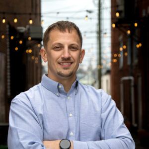 Image of Spencer Creekmore, Director of Real Estate Development at the Van Wert County Foundation.